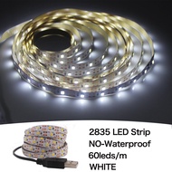 3AA Battery Power USB 5V Led Strip Light 2835 SMD 1M 2M 3M 4M 5M 50cm Flexible Lighting Ribbon Tape 