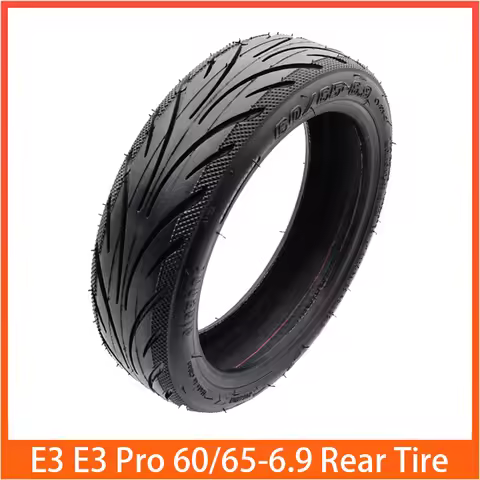 Original 60/65-6.9 Rear Tubeless Tire for Ninebot E3 Pro E3 Electric Scooter 10-inch Off-road Rubber
