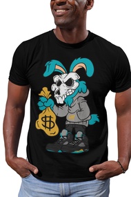 Jordan Retro 5 Aqua T Shirt to Match Jordan 5s, Men's Tee to Match J5 Aqua Sneakers