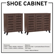 Shoe Cabinet 2 Door Shoe Rack Swing Door Shoe Storage Cabinet 3 Door Wooden Shoe Cabinet With Ventilation