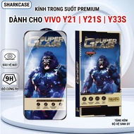 Vivo Y21, Y21S, Y33S premium full screen tempered glass phone screen protector