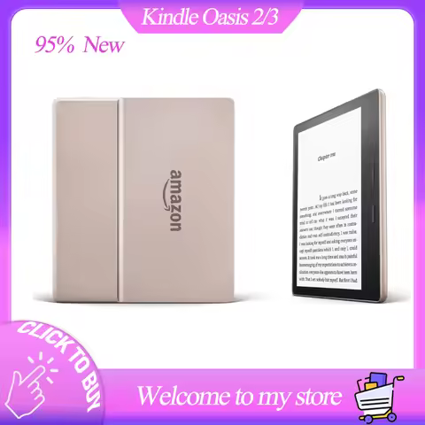 95% New original Kindle Oasis 2/3 ebook E-reader | 7-inch large screen + IPX8 waterproof + physical 