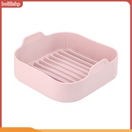 {bolilishp}  Non Stick Fryers Basket Mat Multifunctional Silicone Square Food Safe Air Fryers Pot for Kitchen