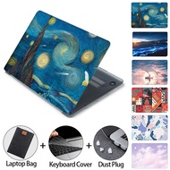 Impressionism Printed Laptop Case For Surface Laptop Go 12.4 13.5 Surfacebook 1 2 3 4 5 Microsoft Protective Case Laptop Cover Shell Crystal Matte With Keyboard Cover Dust Plugs D9