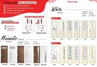EK Pintu aluminium || Pintu kamar mandi || pintu kamar Minimalis Astro