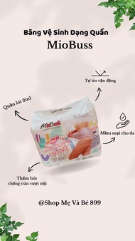 50 miếng bvs quần miobuss mềm mại thấm hút tốt. Size từ (35-75kg). CÓ CHE TÊN SẢN PHẨM