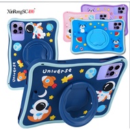 For Galaxy X95 Tab 10.8 inch X95 Pro Pro+ 2024 Global 360 Degree Rotating Cartoon Shockproof Silicon