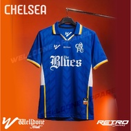 WELLDONE! CHELSEA JERSEY FOOTBALL JERSEY/ SUPPORTER JERSEY/ VINTAGE JERSEY/ CLASSIC OLD JERSEY/ V2