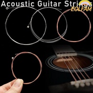 EOLFAM Classical Acoustic Guitar Strings, Bronze Color 3 Styles Folk Guitar Strings,  Stainless Stee