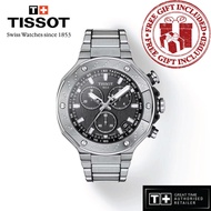 [Official Warranty] Tissot T141.417.11.051.01 Men's T-Race Chronograph Quartz Stainless Steel Strap Watch T1414171105101