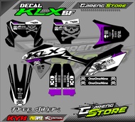DECAL STICKER KLX 150 BF FULL BODY / DECAL KAWASAKI KLX 150 BF Oneonenine Design