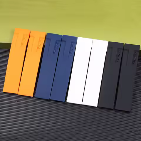 Silicone Rubber Waterproof Watchband for T race T048 417a Tissot Straps 21mm Watch Accessories Orang
