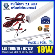 ชุดหลอดนีออนคีบแบตเตอรี่ ไฟแบต หลอดไฟ 12V ไฟ LED หลอดไฟ LED คีบแบตเตอรี่ ชุดหลอดไฟ LED 12 V หลอดไฟLE