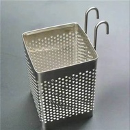 304 Stainless Steel Chopstick Holder Wall-Mounted Chopstick Basket Household Chopstick Storage Tube Wall-Mounted Chopstick Cage Drain 304 Stainless Steel Chopstick Holder Wall-Mounted Chopstick Basket Household Chopstick Storage Tube