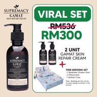 VIRAL SET GAMAT SKIN REPAIR CREAM (2 BOTTLES + FREE BEDDING SET)