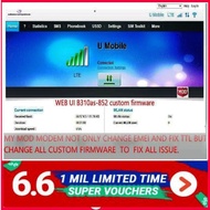 **Service Modified**B310as-852 B310as-22 b315as 22 Mod router modem to bypass all limit hotspot umob