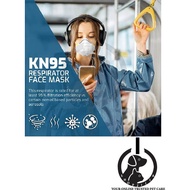 KN95 (2Pcs/Pack) 5 Layer Protection 3D Folding Design Face Mask