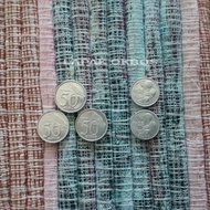 Koin 25 rupiah th 1994  1996 dan 50 rupiah th 1999 2002