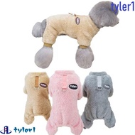 TYLER1 Dog Jumpsuit, Warm Coat Puppy Pajamas, Thermal Nightshirt Cute Soft Winter Pet Costume Poodle