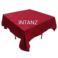 INTANZ Alas Meja Segi 3x3 Damask Square Table Cloth