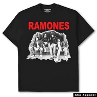 KATUN Ramones Art 1 Music Band T-shirt for Men and Women Unisex T-shirt Combed Cotton 24s