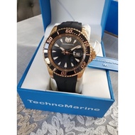 TECHNOMARINE MENS WATCH 40MM - ROSEGOLD SILICONE STRAP