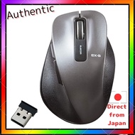 Elecom Wireless Mouse M Size 5 Buttons EX-G Grip Master Gun Metallic M-XGM10DBBK/EC