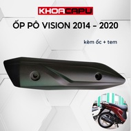 Vision 2014 2015 2016 2017 2018 2019 2020 Muffler, Vision 2014-2020 Hood Cover