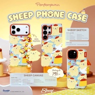ขนม [For  MS & For Samsung Pompompurin] Pompompurin  Collection เคสสำหรับไอโฟนแถมฟรี สายห้อยเคส S23 