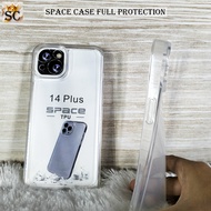 SPACE CASE IPH0NE 14 PLUS - PROCAMERA CLEAR TRANSPARENT THICK ANTI-YELLOW CASE