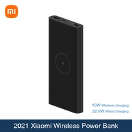 Xiaomi Power Bank 10000mAh WPB15PDZM USB C PD 22.5W Mi Powerbank 10000 10W Qi Wireless Charger for iPhone 13 12