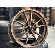 NEW 18X9.5 ET40 AOW MF10 Flow Formed Rim (4 Wheels) Matt Bronze 5X114.3