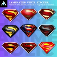 SUPERMAN LOGO STICKERS SUPERHEROUS DC COMICS LAMINATED VINYL STICKERS ANIMEHOLIC