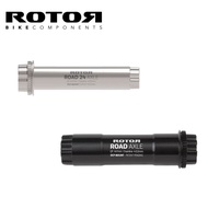 Rotor ALDHU 3D+ Crank Axle Road/Track VEGAST - black 24mm 30mm