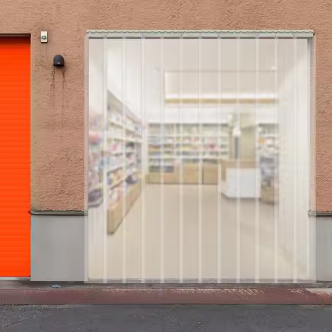 Plastic Strip Door Curtain Kit PVC Freezer Door Curtain Door Curtain Macrame Curtains for Warehouse 
