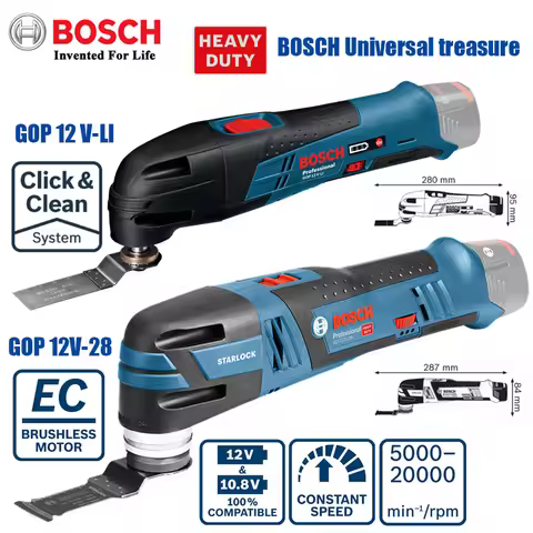 Bosch 12V rechargeable multifunctional cutting and grinding machine GOP12V-LI Bosch Universal treasu