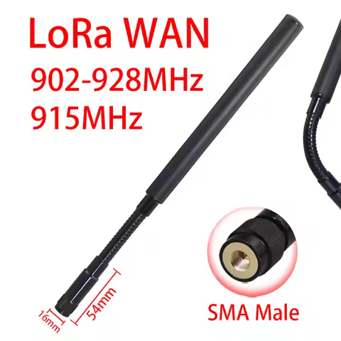 Support custom LoRa Wan gooseneck antenna 902-928MHz 915MHz 922MHz 923MHz 900MHz antenna Meshtastic 