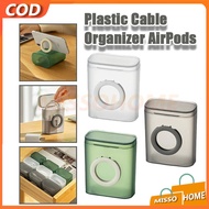 Portable Cable Storage Box/Cable Organizer Case Storage Box/Phone Charger Data Cable Storage Box Wit