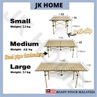 JK Home Folding Table Egg Roll Camping Table Lightweight Foldable Large Camp  Indoor Outdoor Picnic
