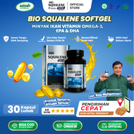 Vitamin Daya Tahan Tubuh Suplemen Kesehatan Bio Squalene Softgel Isi 30 Kapsul