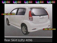 LLPU4096 Perodua Myvi 2011 Elegance PU Rear Skirt (OEM) Body kit Bodykit