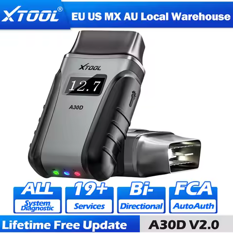 XTOOL Anyscan A30D Bluetooth OBD2 Scanner Bi-directional Automotive Scanner Lifetime Free Update CAN