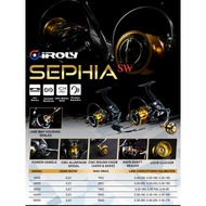 Iroly Spinning Reel sephia SW Power Handle 500 800 1000~6000 reel spinning