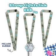 EXO Version LIGHTSTICK STRAP exo version Lanyard/ Strap/ LS Lightstick Decorative/ 2in1 bag strap/