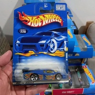Hot Wheels GT Racer Blue Card Rare Old Firebiru