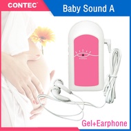 CONTEC Baby Sound A Fetal doppler Baby heart monitor with gel and earphone