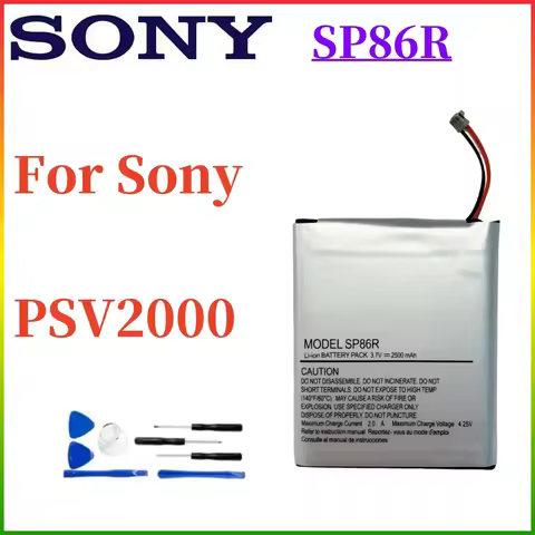 Original SP86R 2500mAh Battery For Sony PSV2000 PS Vita2000 V 2xxx 2000 Pch-2007 +free tools