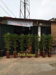 pohon bambu plastik,bunga hias, artificial