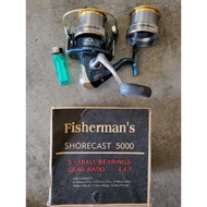 FISHERMAN'S SHORECAST 5000 REEL mesin pantai surf reel