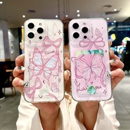 Aesthetic Bows Butterfly Casing Samsung S25 Plus S24 Fe S25 Ultra S24 Ultra S23 Fe S22 Ultra S23 Plu